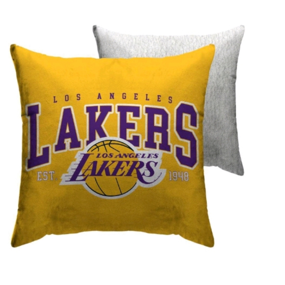 NBA Los Angeles Lakers Polyester Decor Pillow Super Soft Squishie New With Tags